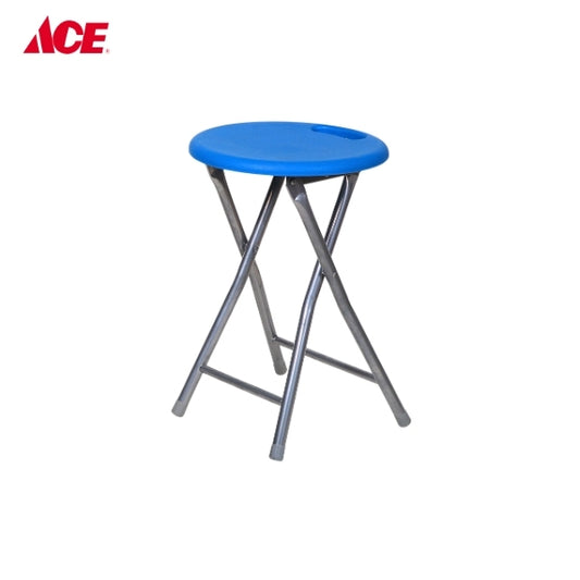 MODERN LIFESTYLE Round Folding Stool - Blue (ML20015R)