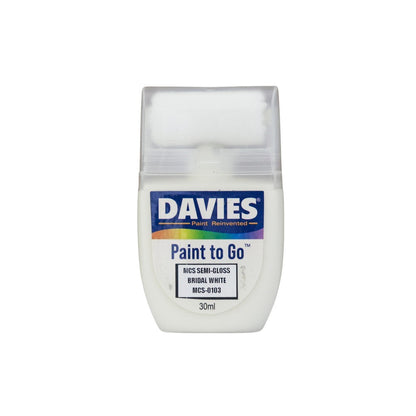 DAVIES Megacryl Paint To Go 30ml Bridal Whte MCS-0103