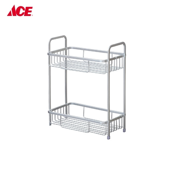 CASCADE 2-Layer Aluminum Storage Rack (29x19x39cm)