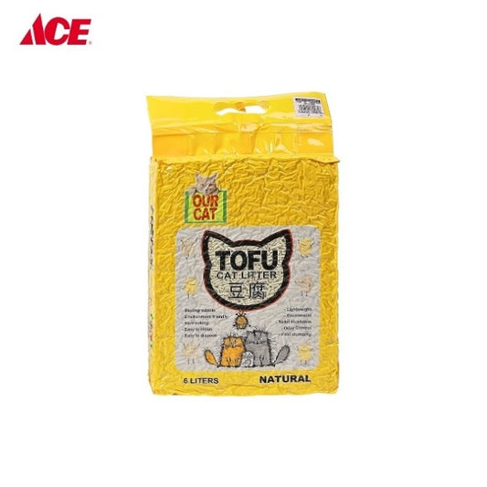 OUR CAT 6L Tofu Cat Litter - Natural