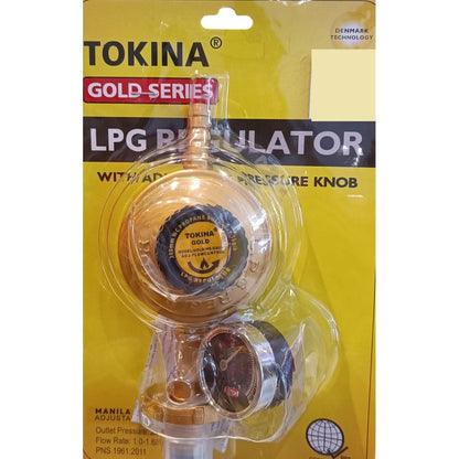 TOKINA Gold Series LPG Regulator with Gauge (Small)