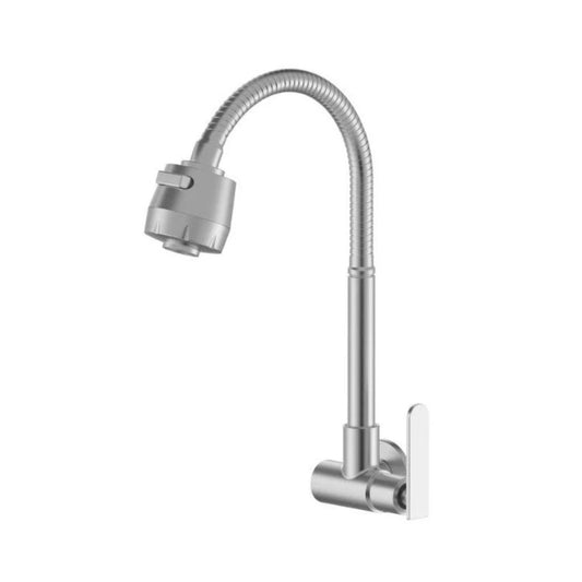 AXIS Yarra Wall Mount Flexible Head Kitchen Faucet Stainless Steel