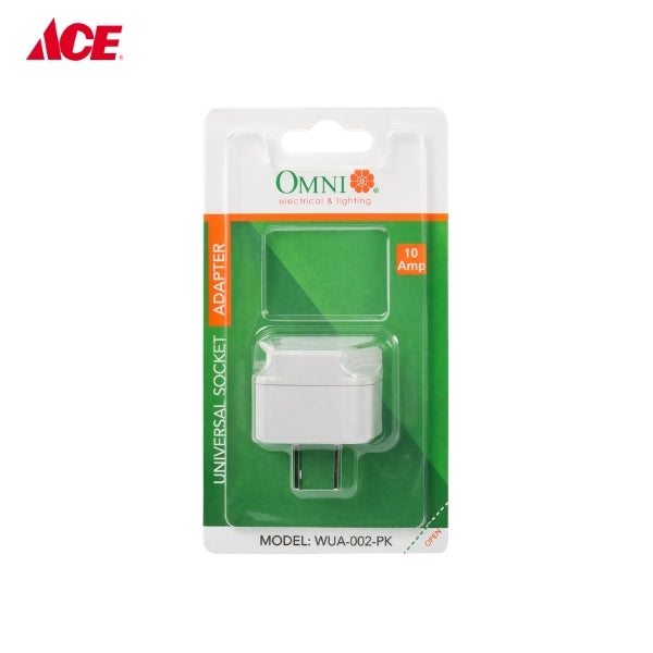 OMNI Universal Socket Adapter 10A WUA-002 PK