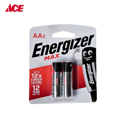 ENERGIZER Max AA Battery 2's/pk (E91MAXBP2)