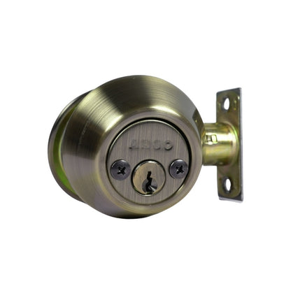 ARGO Double Cylinder Deadbolt Antique Brass