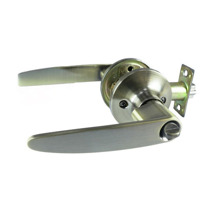 ARGO Lever Set Tubular Entrance Straight Antique Brass