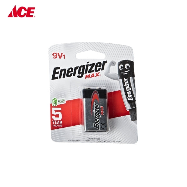 ENERGIZER Max 9V Alkaline Battery (522MAXBPI)