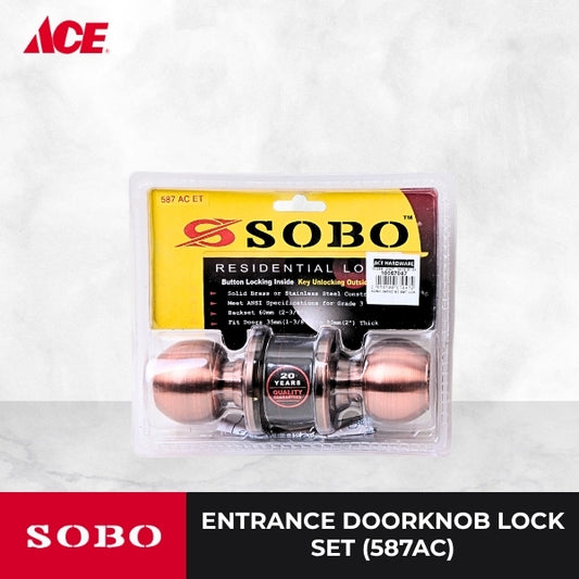 SOBO Entrance Doorknob Lock Set (587AC)