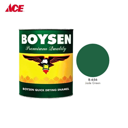 BOYSEN 1L Quick Drying Enamel - Jade Green (#656)
