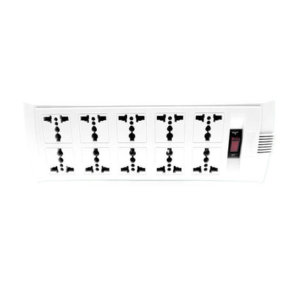 OMNI Universal Outlet Extension Cord 10Gang With Switch WEU 110 PK