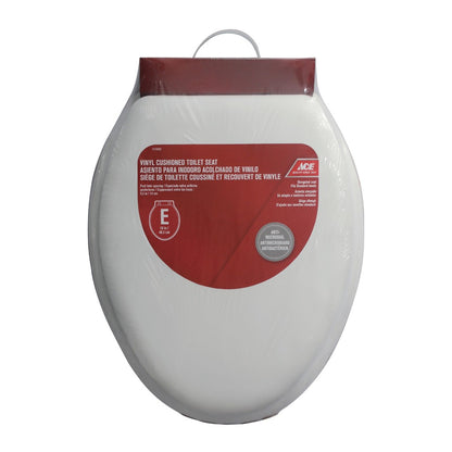 ACE 19" Elongated Toilet Seat - White