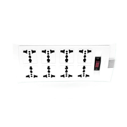 OMNI Universal Outlet Extension Cord 8Gang With Switch WEU 108 PK