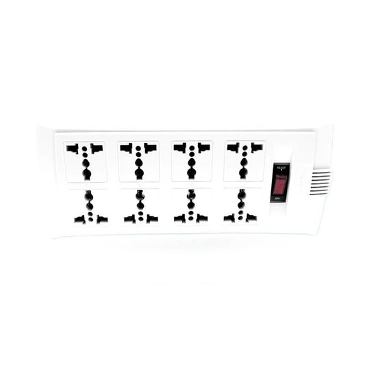 OMNI Universal Outlet Extension Cord 8Gang With Switch WEU 108 PK