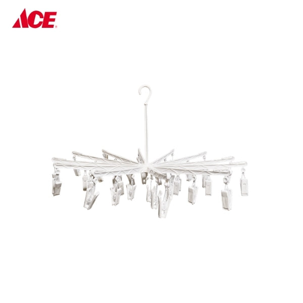 CASCADE Umbrella Hanger with 36 Clips - White (GC-3232G)