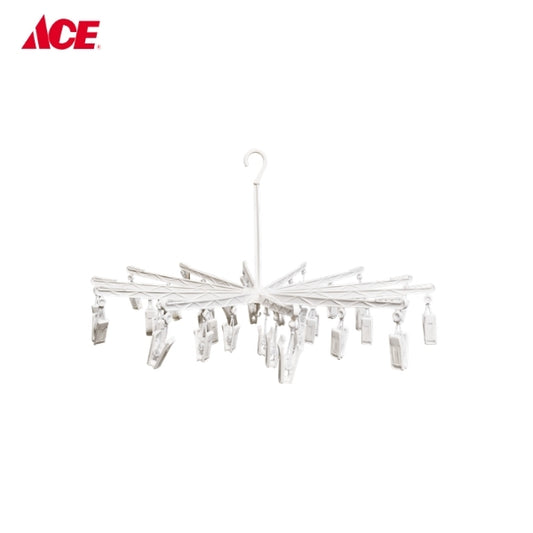 CASCADE Umbrella Hanger with 36 Clips - White (GC-3232G)