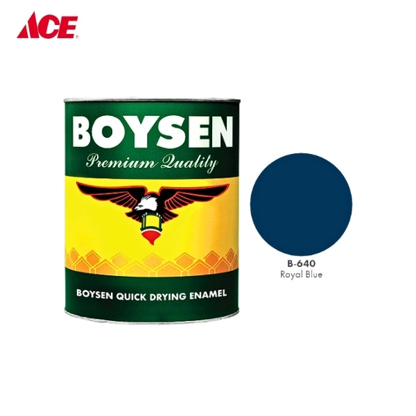 BOYSEN 1L Quick Drying Enamel - Royal Blue (#640)
