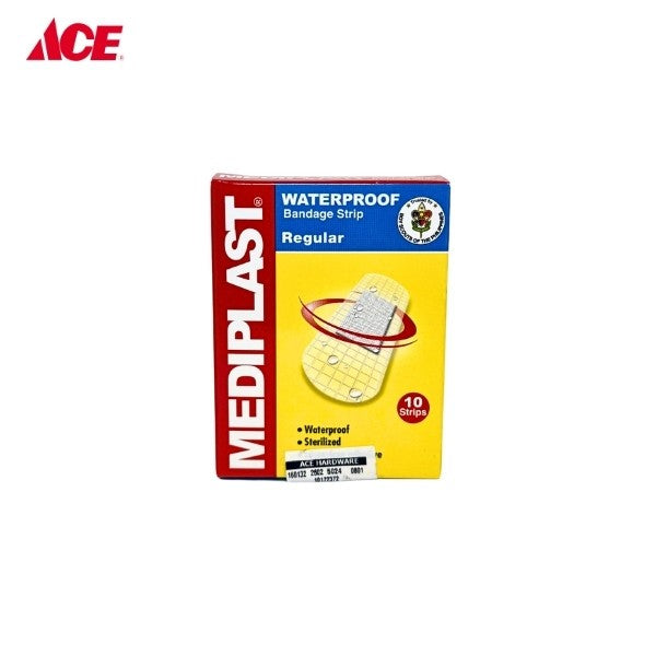 MEDIPLAST Waterproof Bandage Strip (10 Strips)