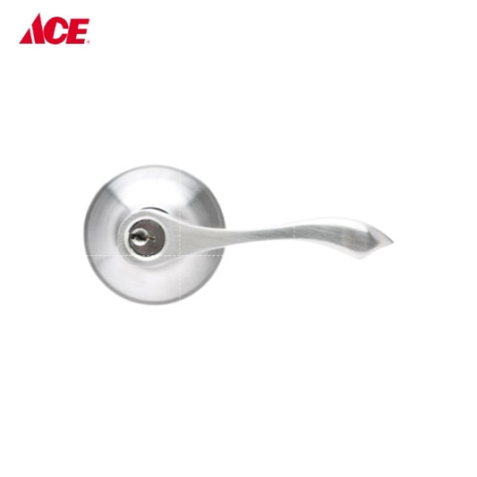 SOBO Front and Back Lever Door Lock (Satin Nickel)