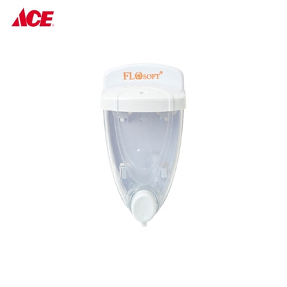 FLOSOFT 350ml Liquid and Shampoo Dispenser - White