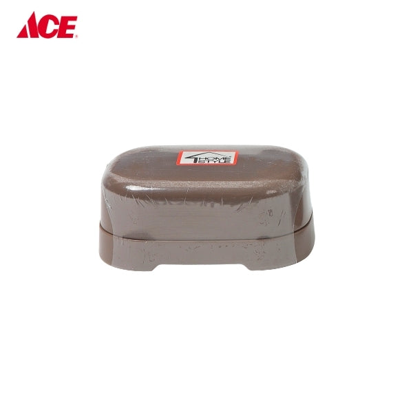 HOMESTYLE Soap Holder with Cover - Brown (HS #399)