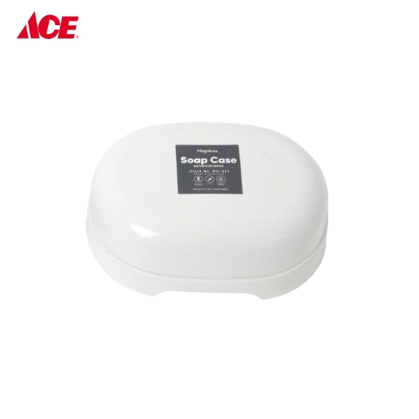 MEGABOX Soap Case with Cover - Off White (MG533)