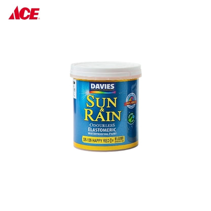 DAVIES 1L Sun & Rain Waterproofing Paint - Happy Red (SR-109)