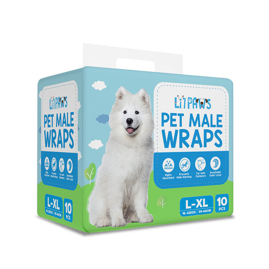LI'L PAWS Pet Male Wraps (L/XL)