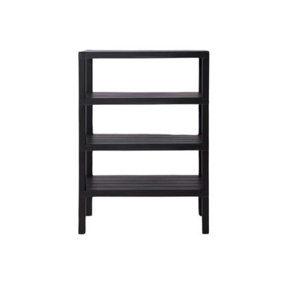 MEGABOX 4-Layer Timber Collection Shoe Shelf - Espresso (MG104)