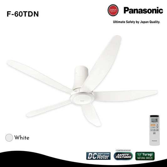 PANASONIC Ceiling Fan - White (F-60TDN)