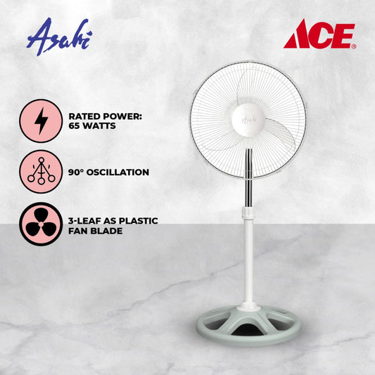 ASAHI 16" Power Stand Fan - White (PF631)