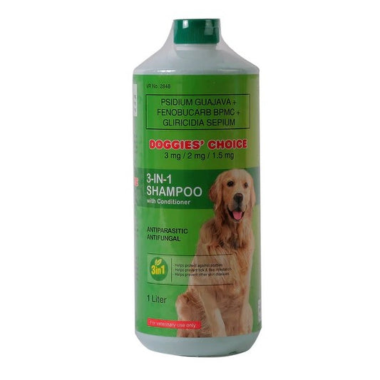 DOGGIES CHOICE 1000ml 3in1 Herbal Shampoo