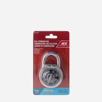 ACE 50mm Dial Combination Padlock