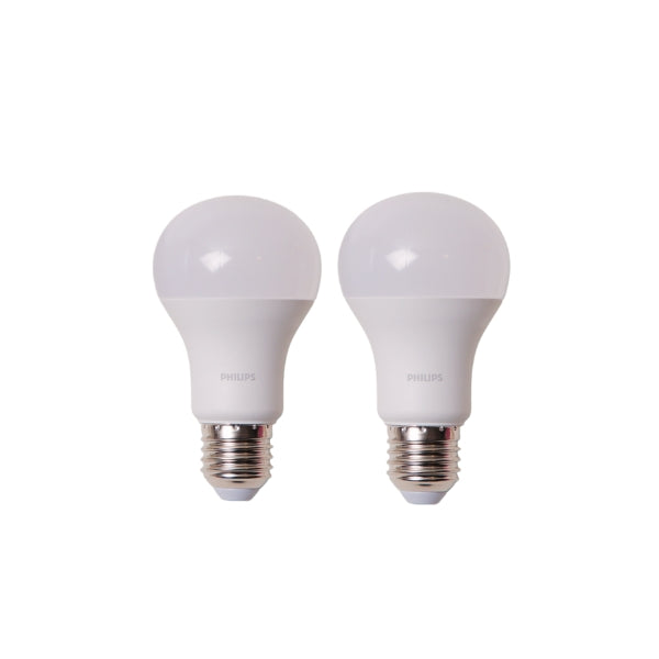 PHILIPS 10W LED Bulb Dual Pack 6500K