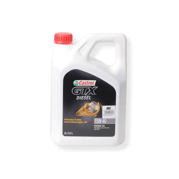 CASTROL 4L GTX Diesel Engine Oil 15W-40