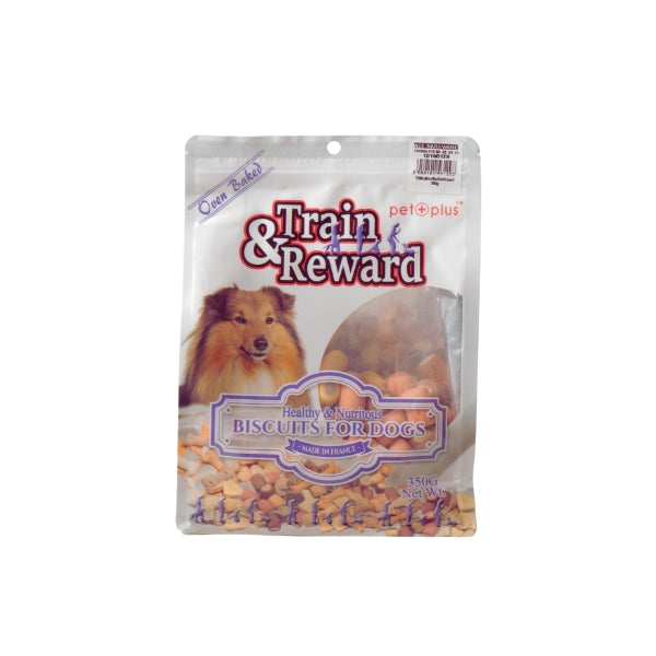 PET PLUS 350g Train & Reward Mix Mini Stuffed Biscuit