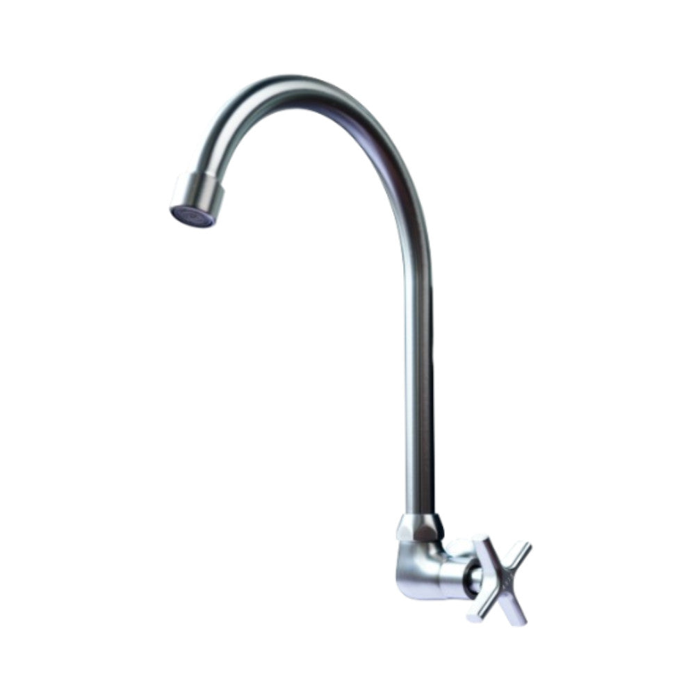 AXIS Rhine Kitchen Faucet Wall Mount Gunmetal
