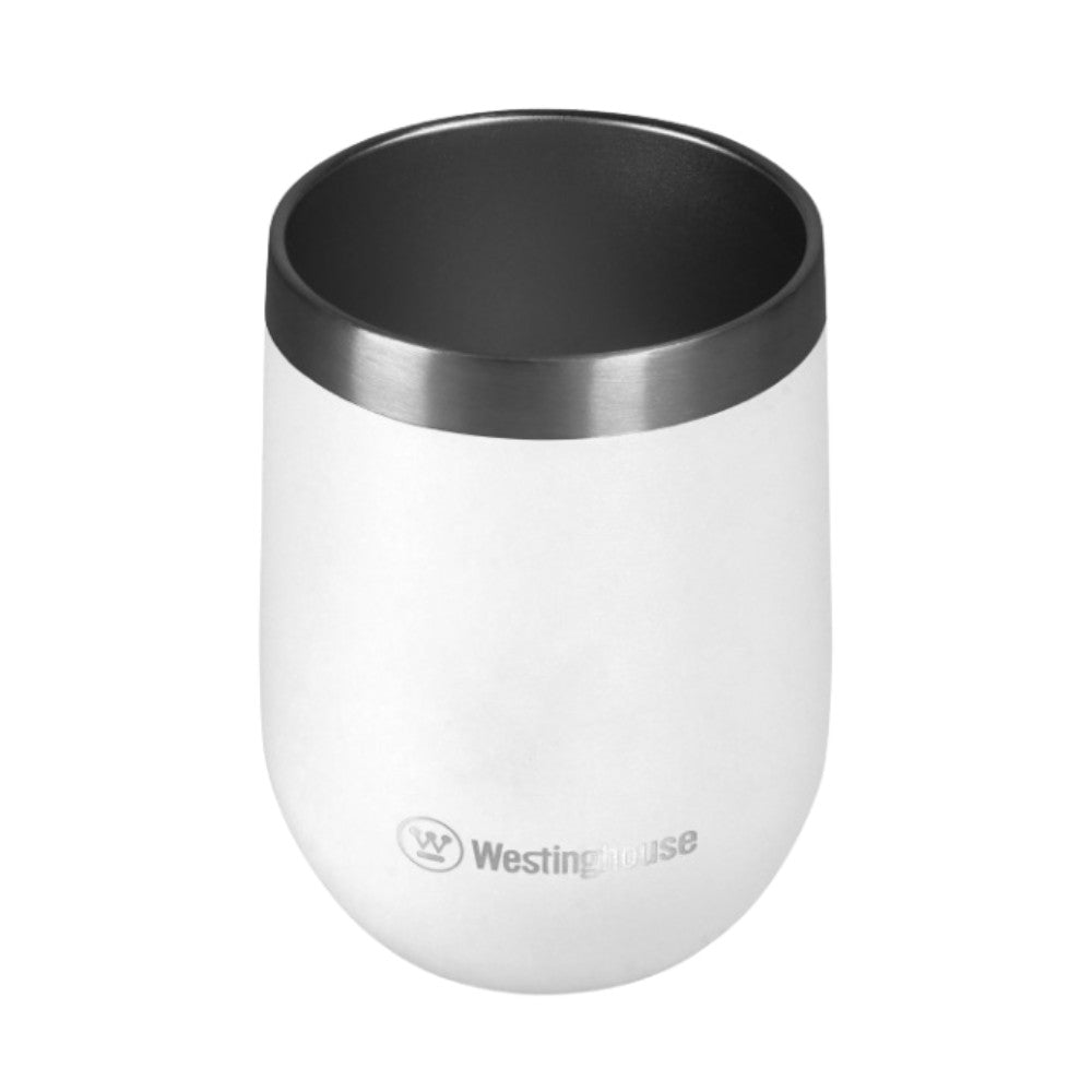 WESTINGHOUSE 12oz Stainless Steel Vacuum Insulated Tumbler - White