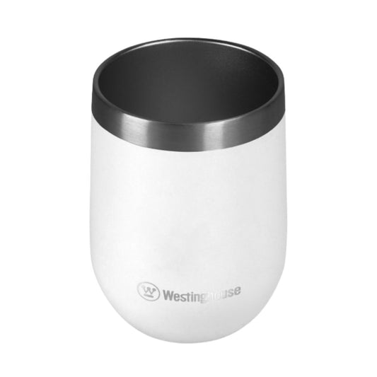 WESTINGHOUSE 12oz Stainless Steel Vacuum Insulated Tumbler - White