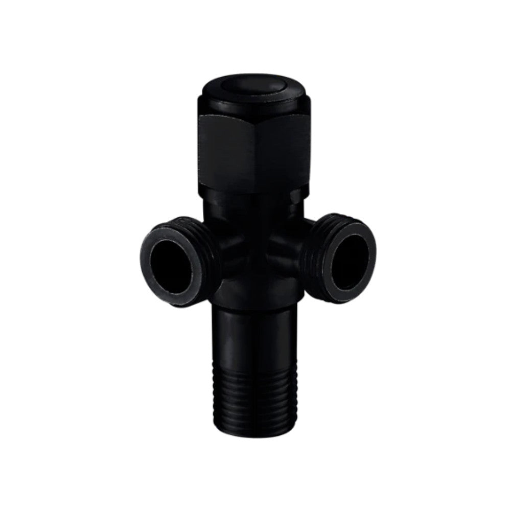 AXIS 2-Way Angle Valve M1/2" x M1/2" - Black