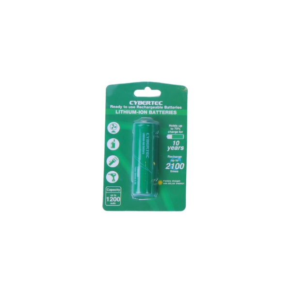 CYBERTEC Lithium-Ion Battery 1200mAH (CR18650)