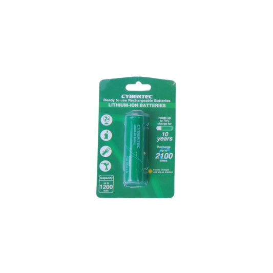 CYBERTEC Lithium-Ion Battery 1200mAH (CR18650)