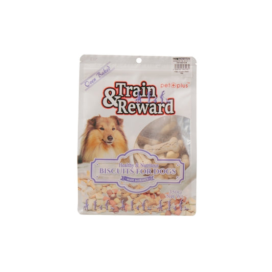 PET PLUS 350g Train & Reward Mix Crunchy Biscuit