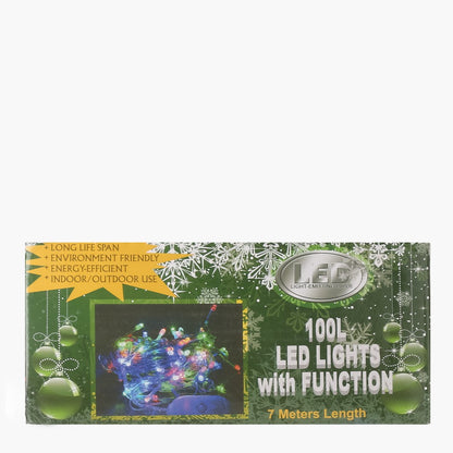 YULETIDE FANTASY 7m 100L LED Christmas Lights - Red