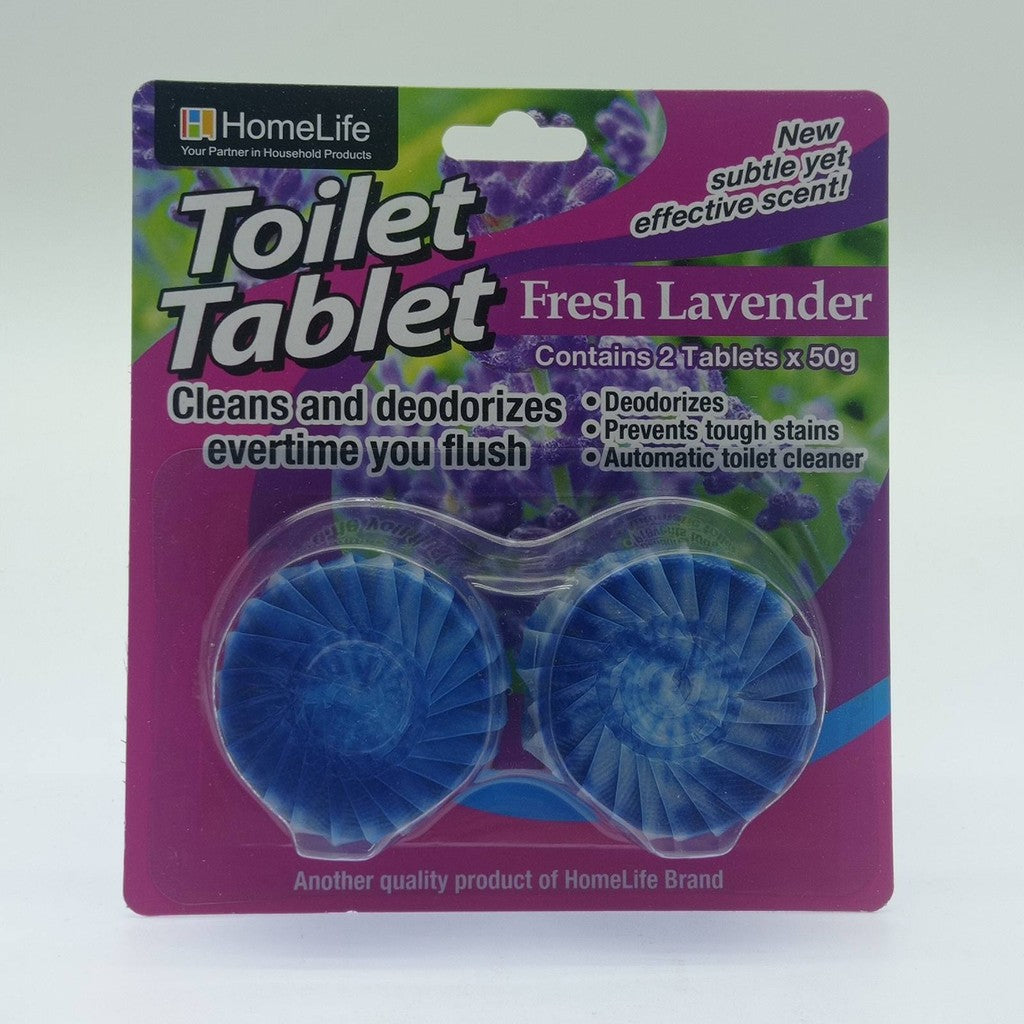 HOMELIFE 2x50g Toilet tablet Fresh Lavender