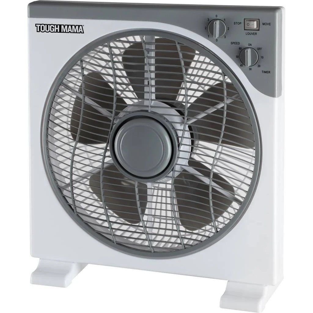 TOUGH MAMA 12" Electric Box Desk Fan (NTMBF12-A)