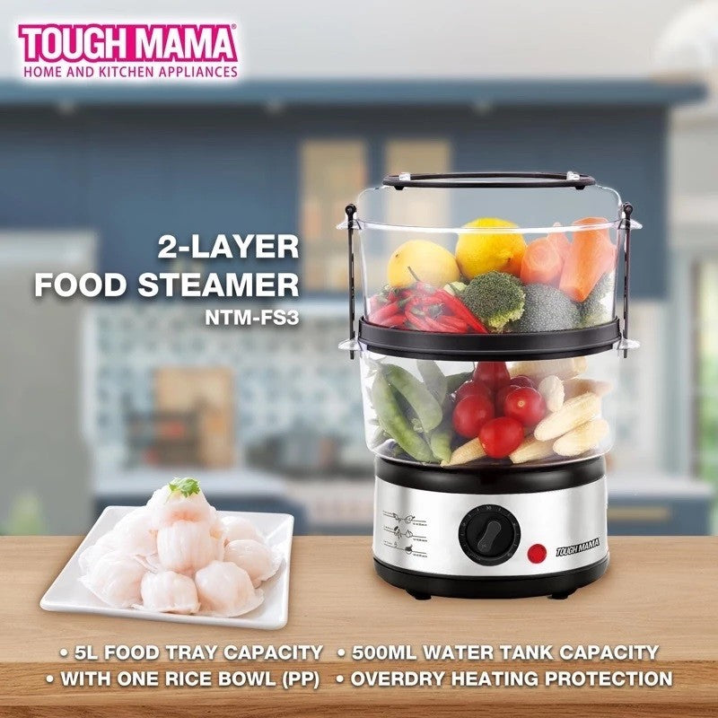 TOUGH MAMA 2-Layer Food Steamer (NTM FS3)