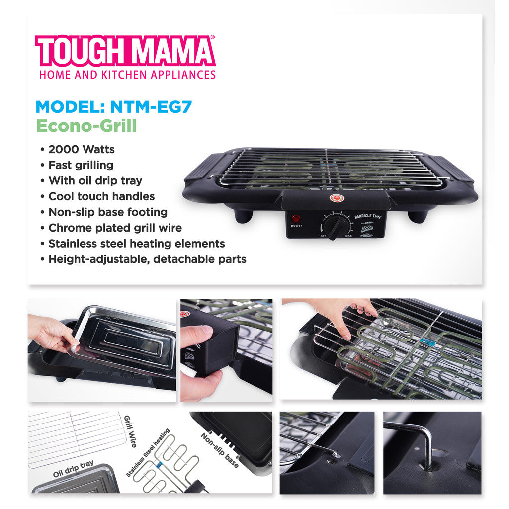 TOUGH MAMA Econo-Grill Electric Griller (NTM EG7)