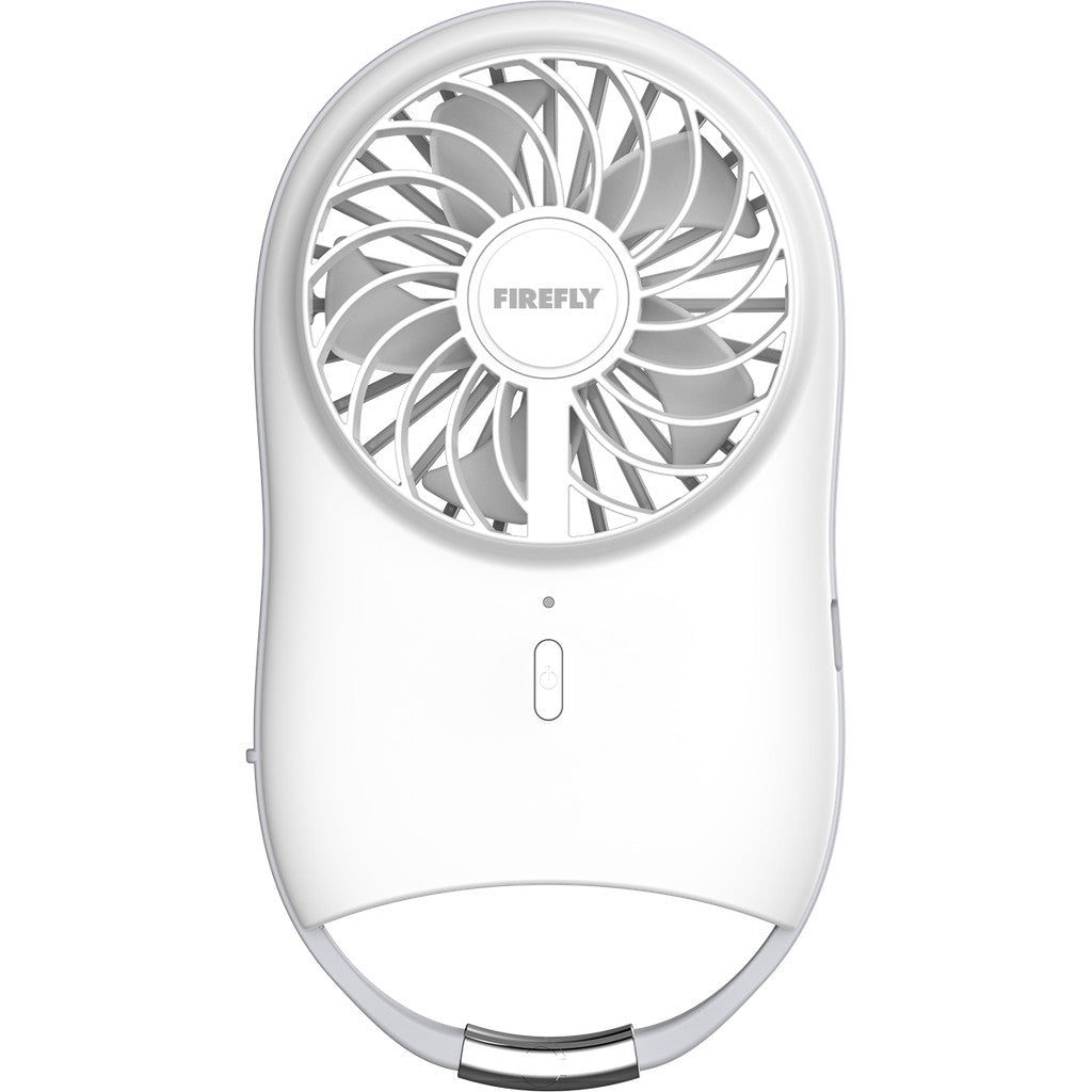 FIREFLY Rechargeable Slim Handy Fan - White FEL818