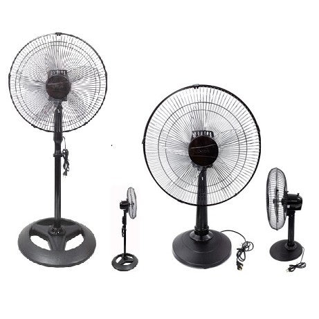UNION 16" Stand Fan (UGSF 1600) & 16" Desk Fan (UGMDF 1623) - BUNDLE