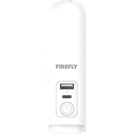 FIREFLY Foldable Handy Fan w/ Powerbank - White FEL819